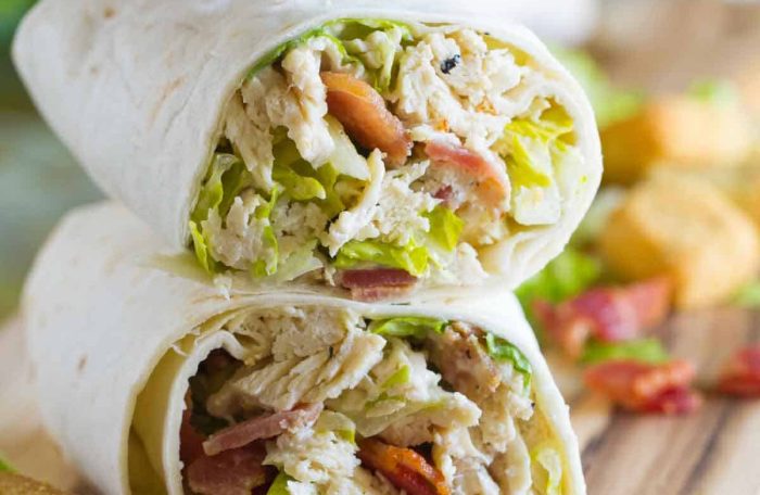 Caesar Chicken Wrap