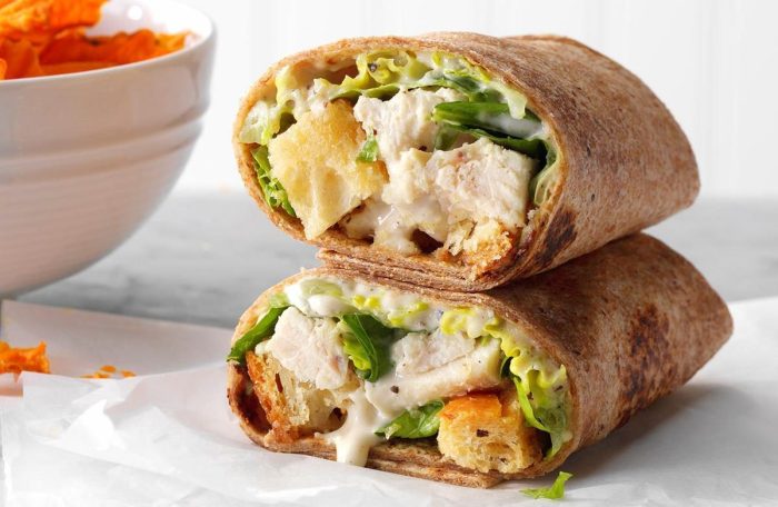 Caesar Chicken  Wrap