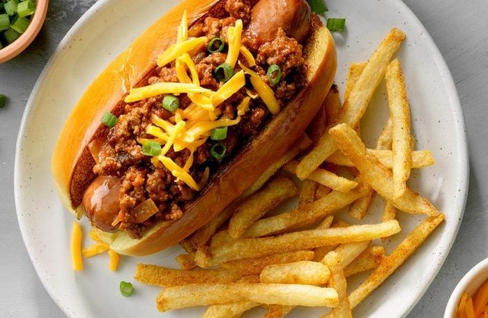 Chilli Dog with Fries