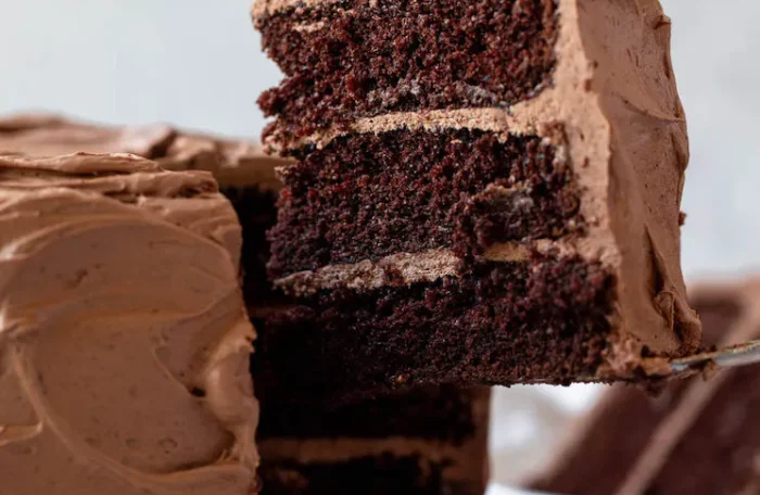 3 Layer Old Fashioned Chocolate Cake