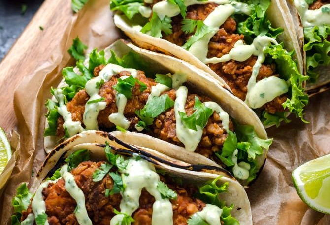 Fried Chicken Tacos