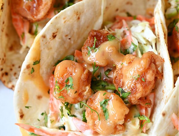 Bam-Bam Shrimp Wrap